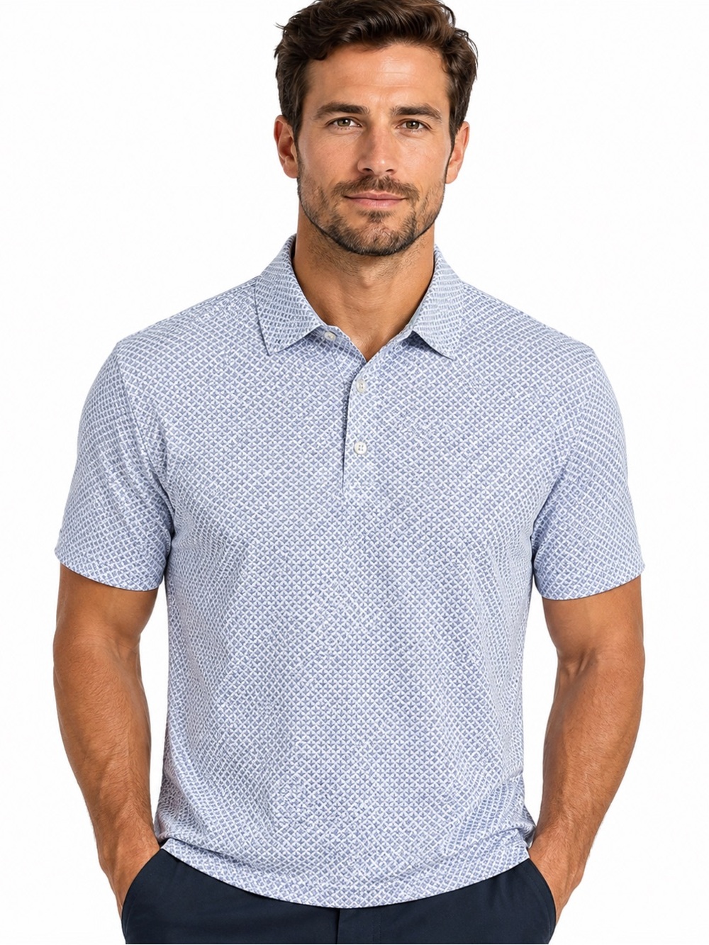 JOHNNIE-O /// Men's Performance Printed Polo - XL